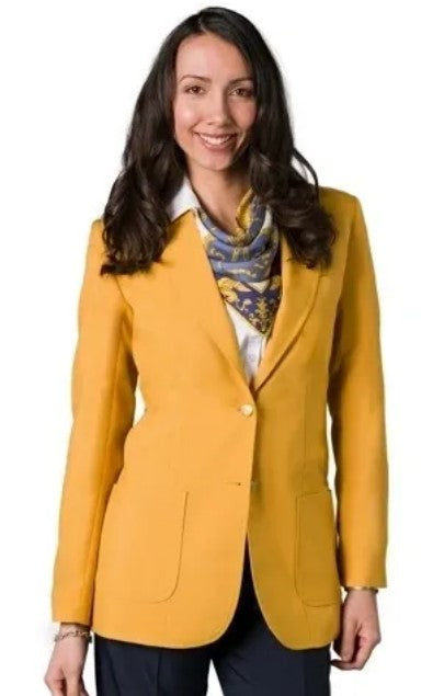 Women's Ultralux Gold Blazer by Executive Apparel
