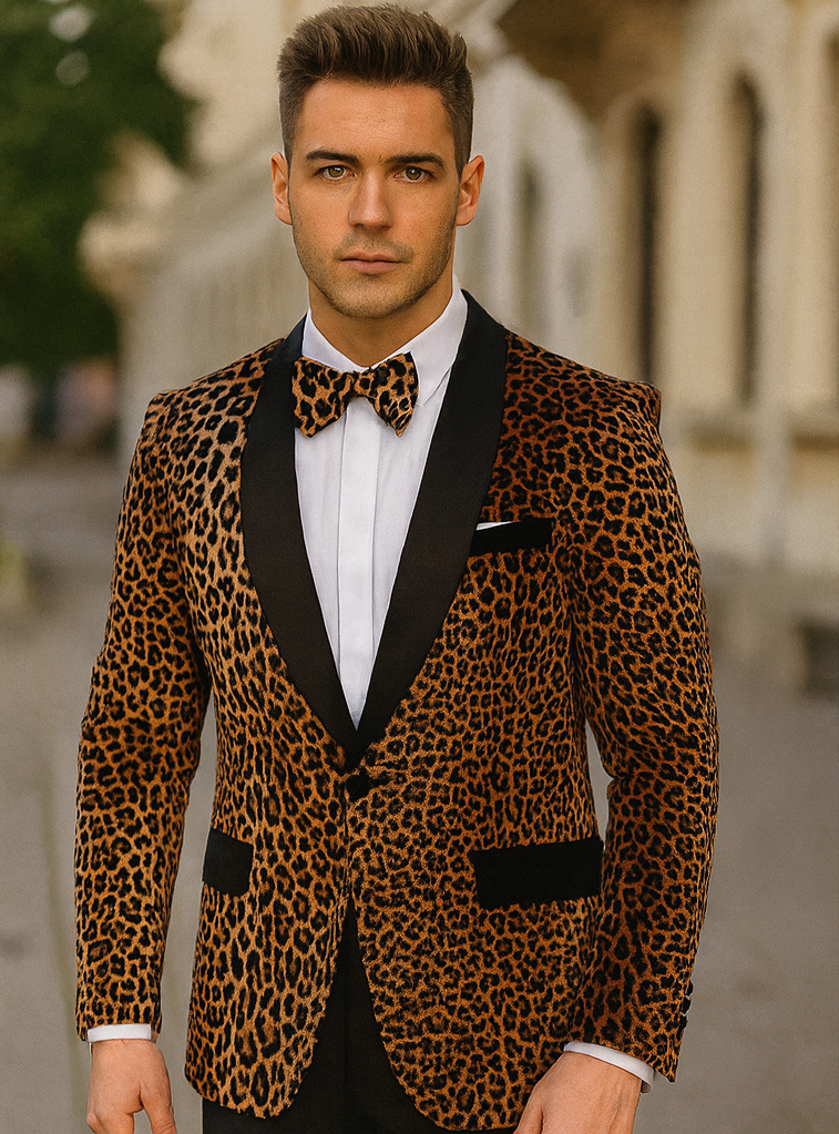Animal Leopard - Animal Print Blazers Print Exotic Skin Pattern $199