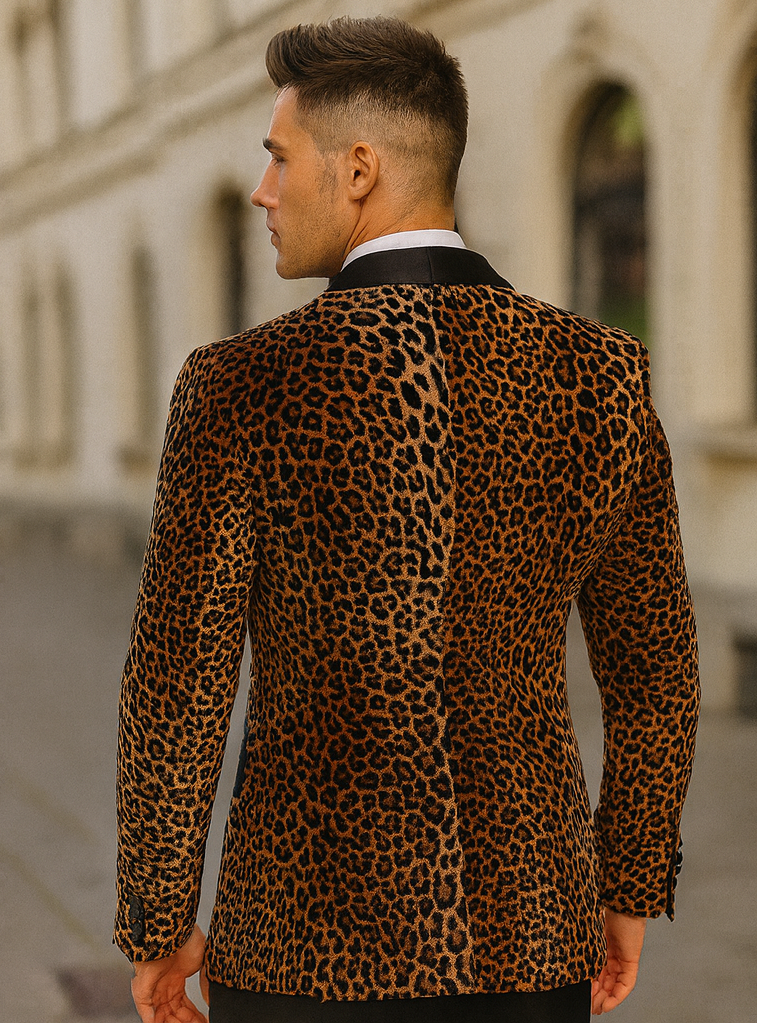 Animal Leopard - Animal Print Blazers Print Exotic Skin Pattern $199