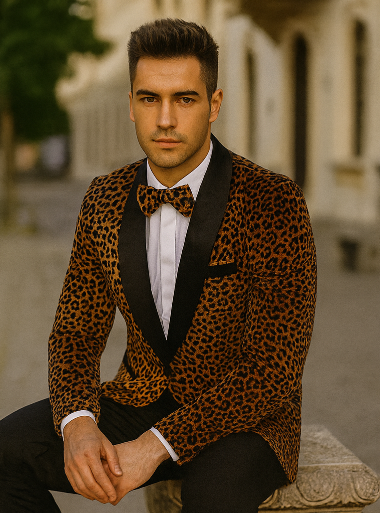 Animal Leopard - Animal Print Blazers Print Exotic Skin Pattern $199