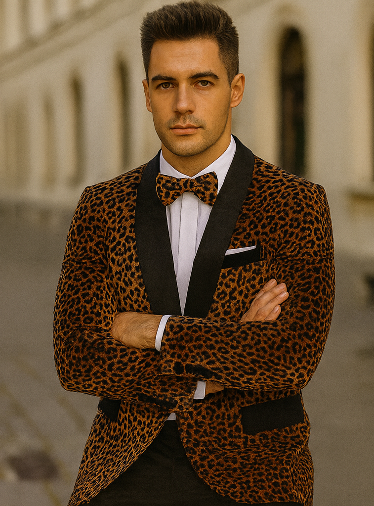 Animal Leopard - Animal Print Blazers Print Exotic Skin Pattern $199