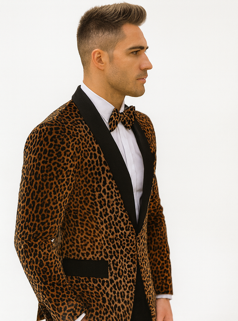 Animal Leopard - Animal Print Blazers Print Exotic Skin Pattern $199