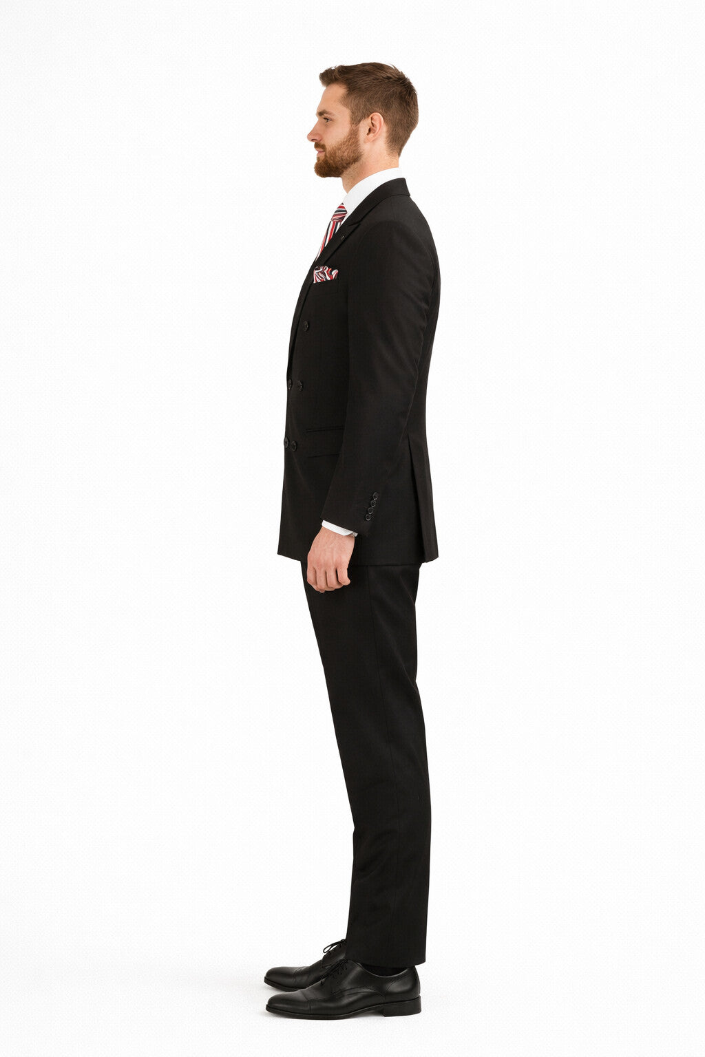 Apollo King Men's 2pc Double Breasted Outlet Suit Pleated Pants