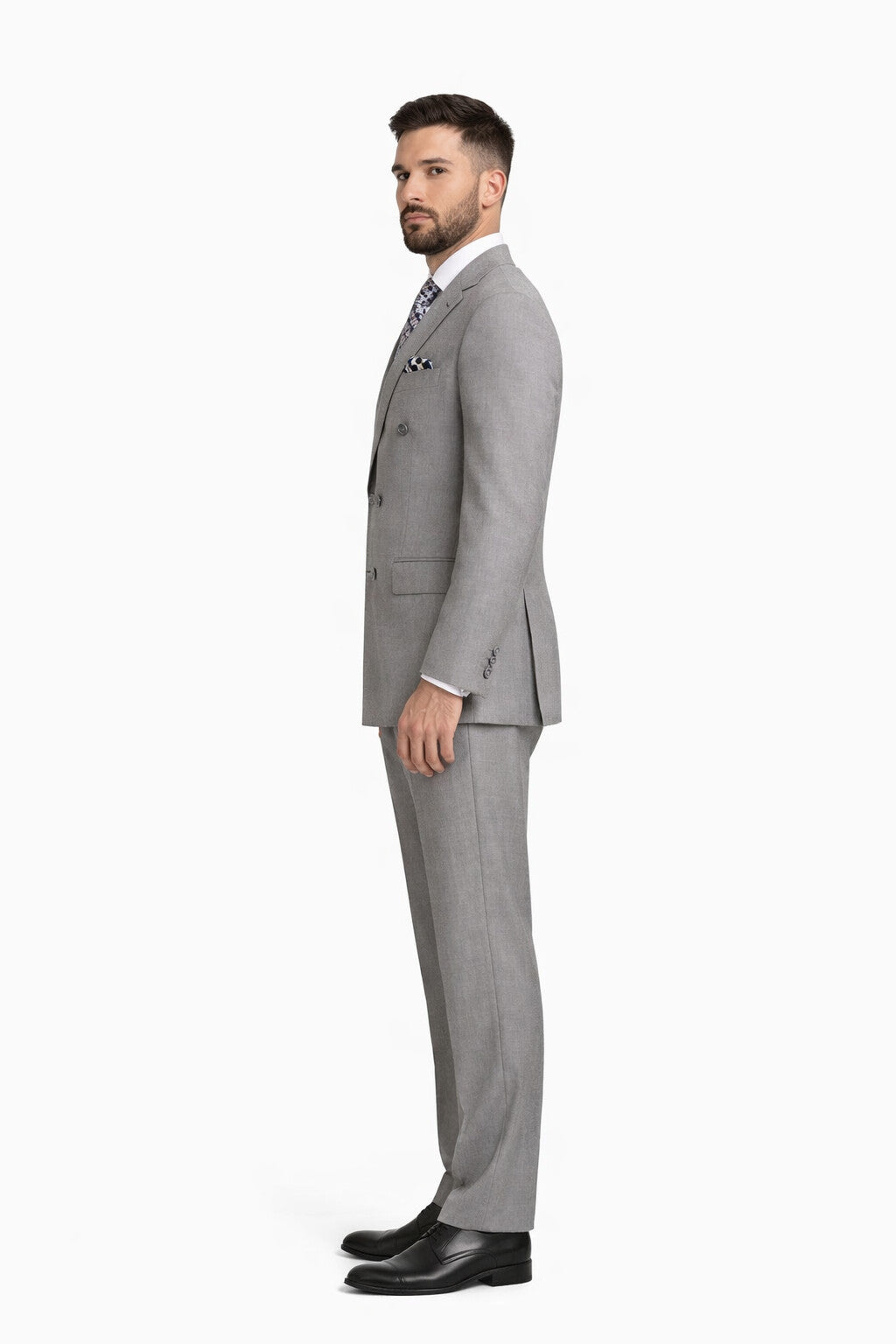 Apollo King Men's 2pc Double Breasted Outlet Suit Pleated Pants