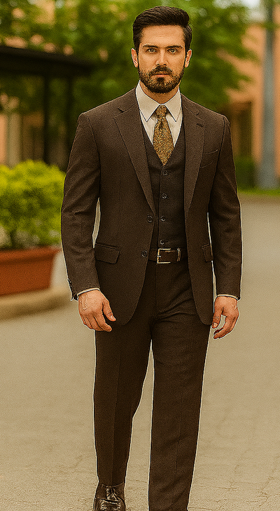 Apollo King Suit Men's Light Brown Suit