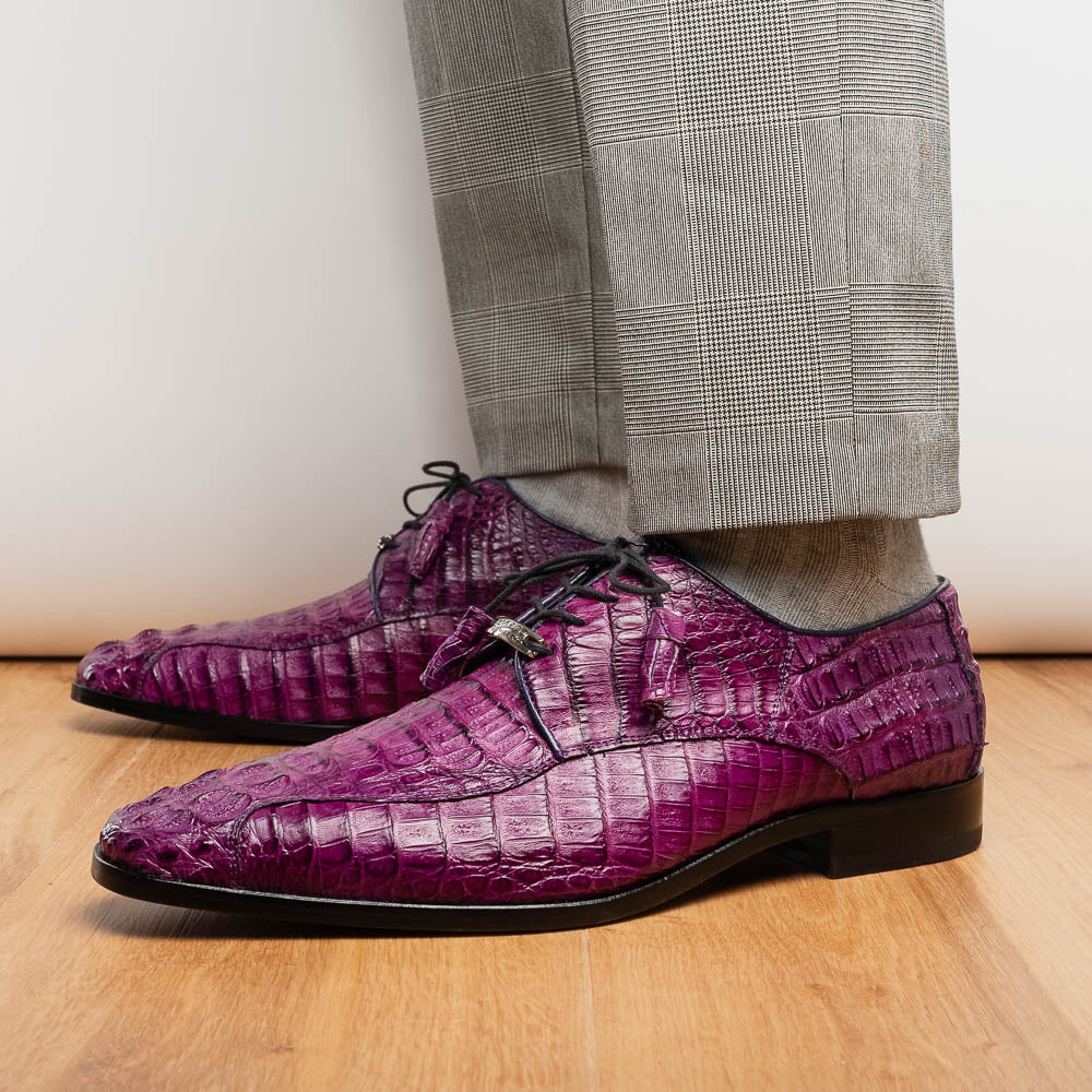 Marco Di Milano Apricena Caiman Crocodile Derby Shoes