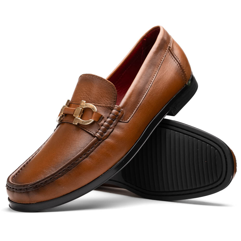 Atrani Honey Calf Bit Loafer