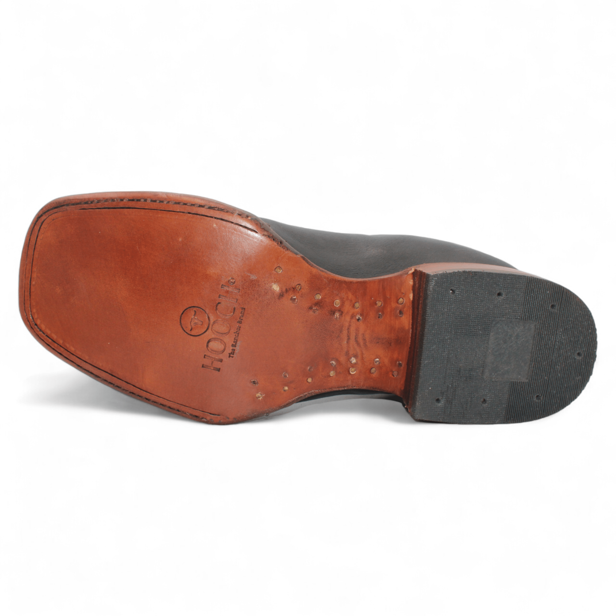 Men's Square Toe Ankle Boots - Black H42P2205