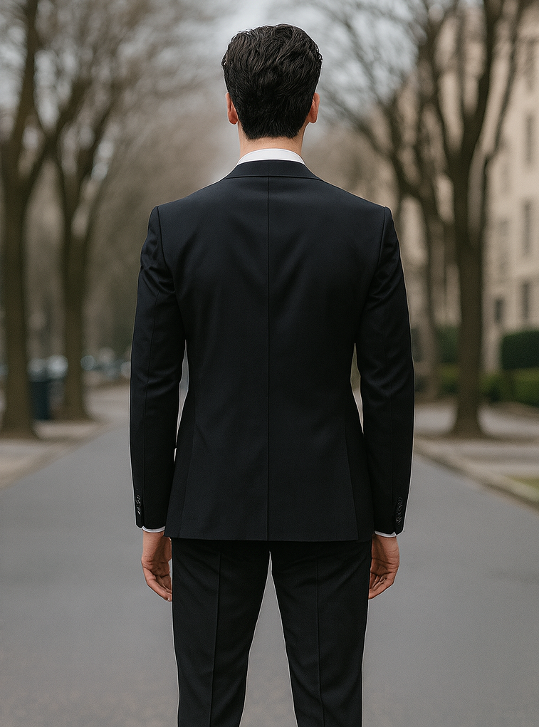 Bertolini Silk & Fabric Men's Suit-Light Gray- High End Suits - High Quality Suits