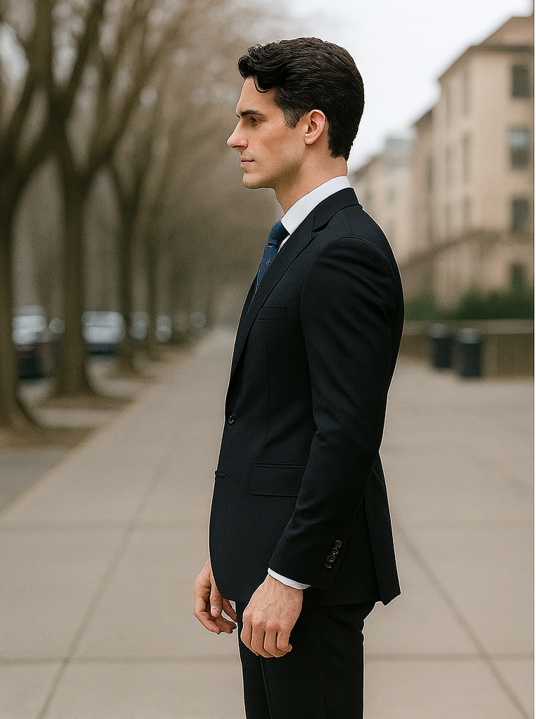 Bertolini Silk & Fabric Men's Suit-Light Gray- High End Suits - High Quality Suits