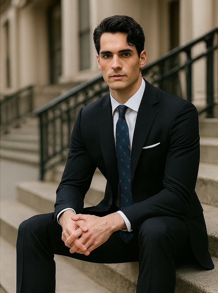 Bertolini Silk & Fabric Men's Suit-Light Gray- High End Suits - High Quality Suits