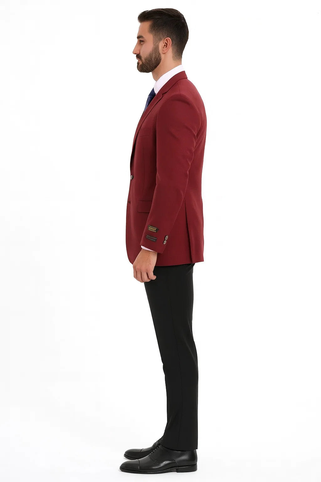 Big and Tall & Extra Long Sizes Men's Blazer With Brass Buttons