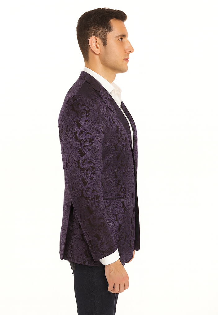 Big and Tall Tuxedo Violet Mens Blazer On Sale Violet Blazer Sport coat Jacket