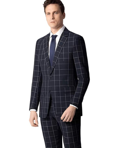 Linen Suit for Men in Blue - Beach Wedding Edit