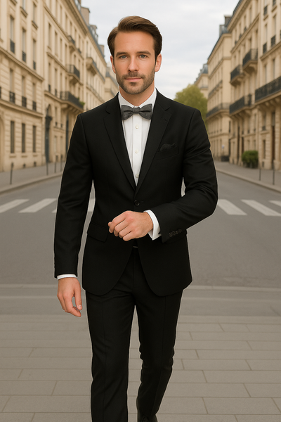 Italian Made Wool Suit by Statement Men's