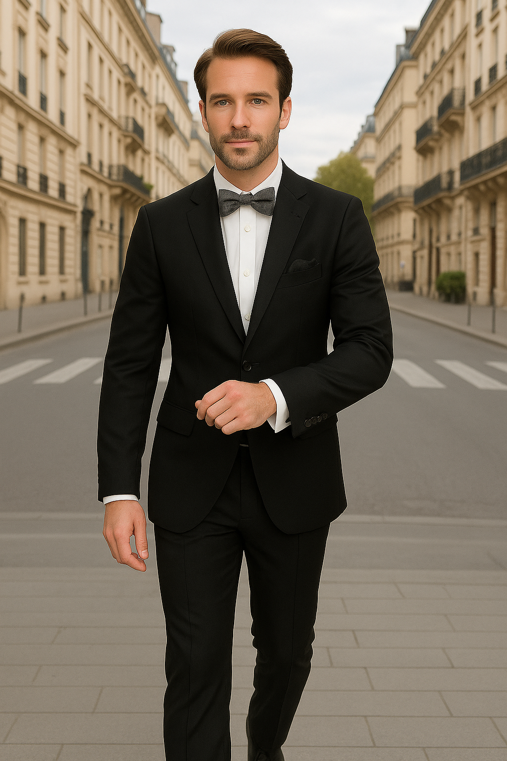 Italian Made Wool Suit by Statement Men's