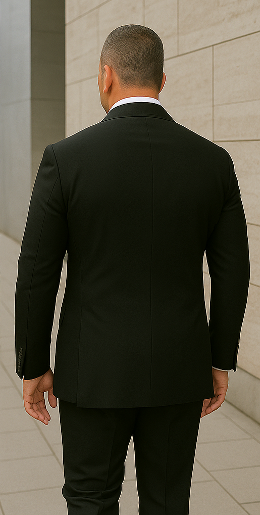 Italian Made 2 Piece Wool Suit by Statement