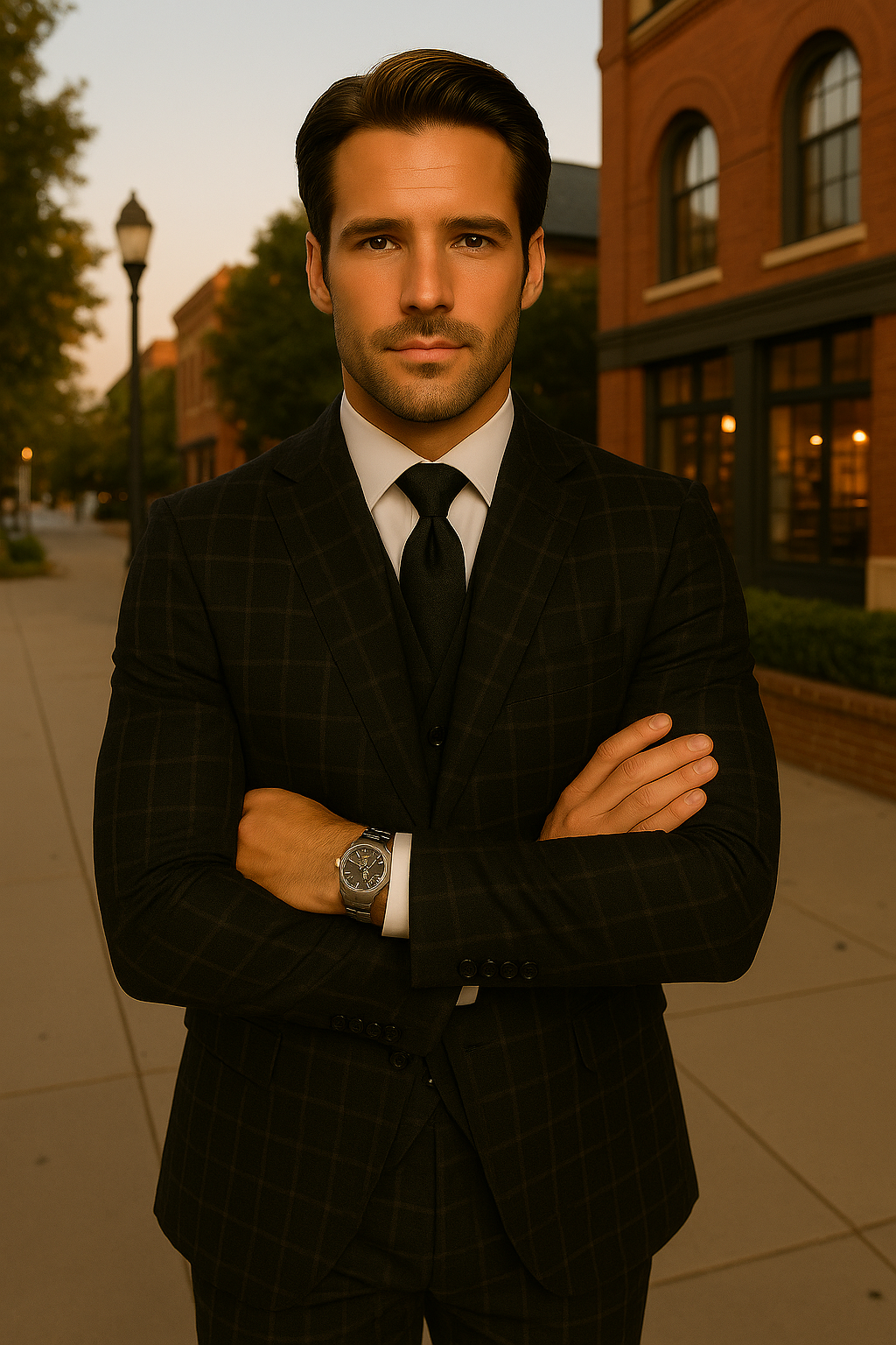 Italian Made 3 Piece Wool Business Suit