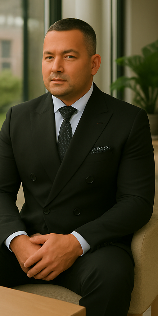 Italian Made 2 Piece Wool Suit by Statement