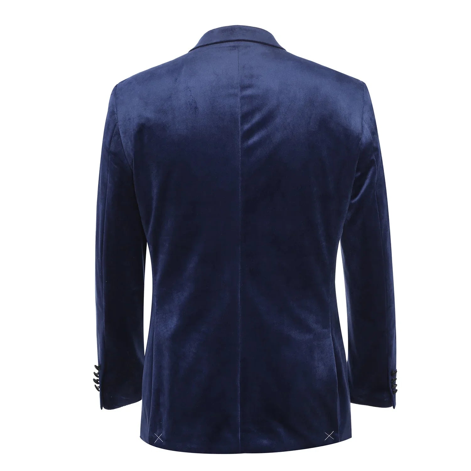 Men's Slim Fit Stretch Blue Tuxedo Blazer