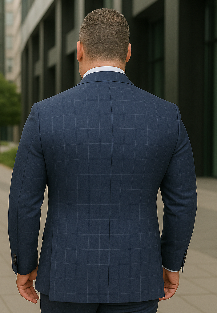 Italian Made 2 Piece Wool Suit by Statement