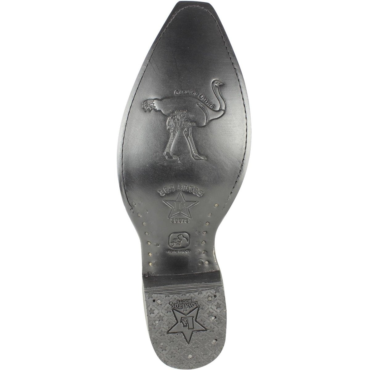 Botas de Avestruz Pata Horma Europea LAB-760538