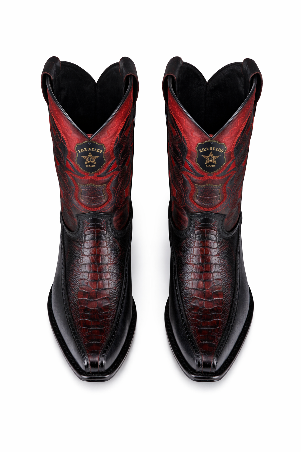 Botas de Avestruz Pata Venado Horma Europea LAB-76F0518