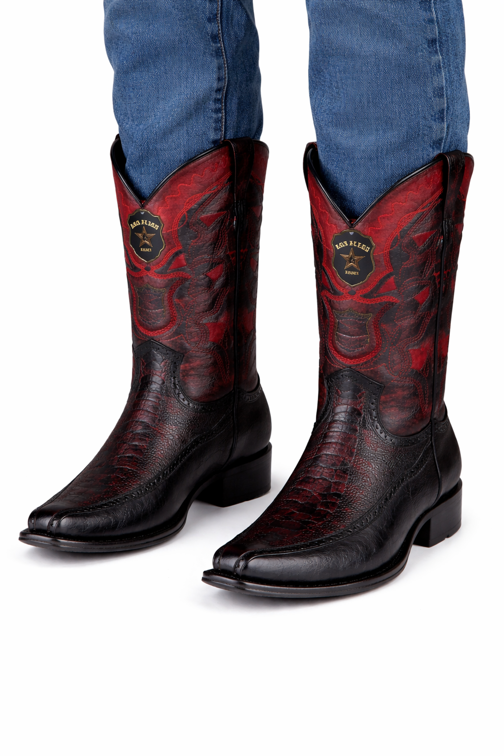 Botas de Avestruz Pata Venado Horma Europea LAB-76F0518