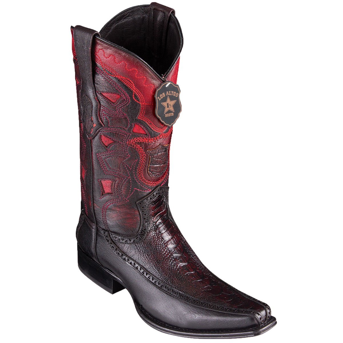 Botas de Avestruz Pata Venado Horma Europea LAB-76F0518
