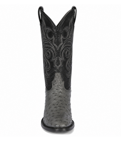 Botas de Avestruz Original Punta Redonda LAB-650309