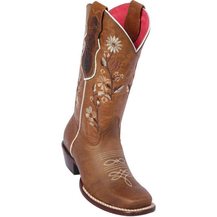 Botas de Cuero Bordadas para Mujer Rodeo
