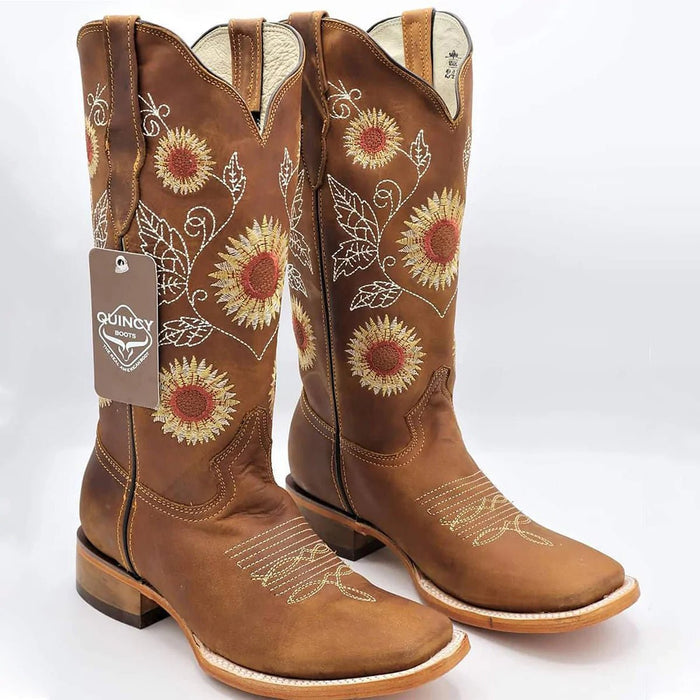 Botas de Cuero Girasol Rodeo Mujer