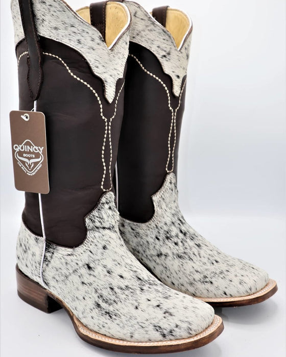 Botas de Cuero con Pelo de Vaca Rodeo Mujer