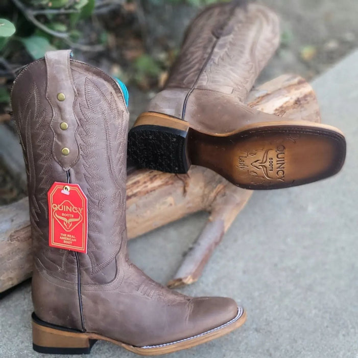 Botas de Cuero Crazy para Mujer Rodeo Cafe