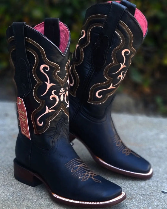 Botas de Cuero Crazy para Mujer Rodeo Quincy Boots
