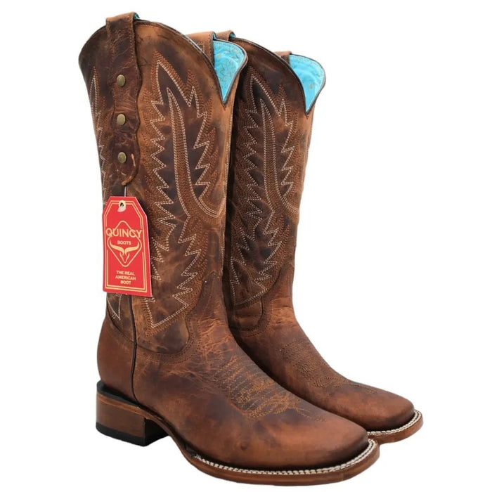 Botas de Cuero Rodeo Miel Mujer Quincy Boots