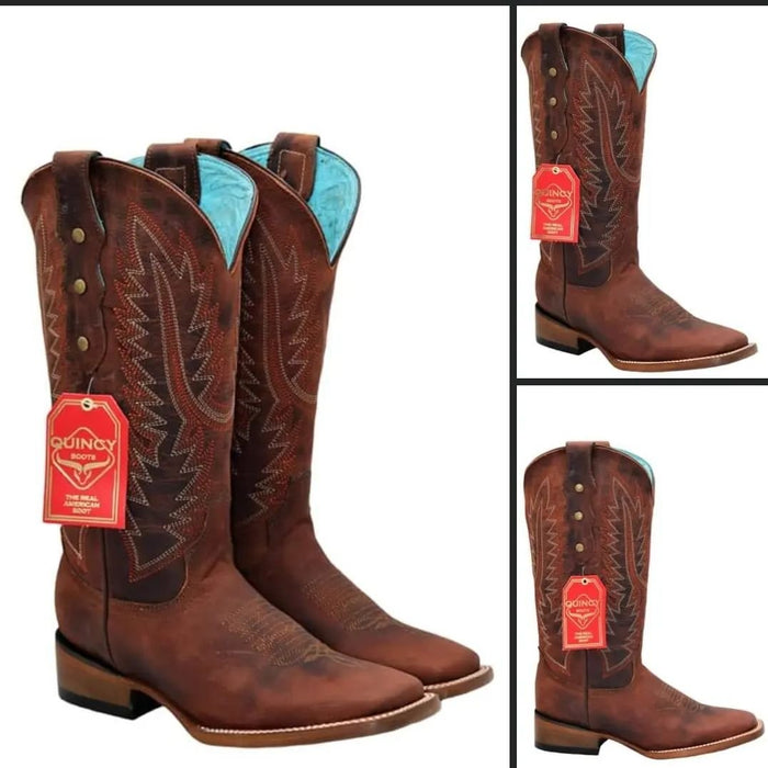 Botas Altas Rodeo de Cuero Shedron Mujer