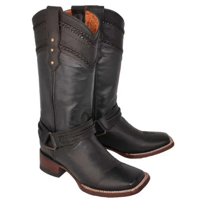 Botas Altas de Cuero para Mujer Rodeo