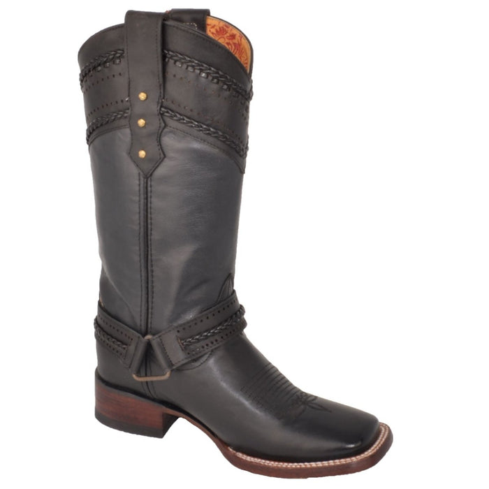 Botas Altas de Cuero Mujer Rodeo Quincy Boots