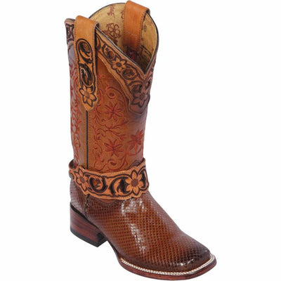 Botas de Piton Grabado Mujer Horma Rodeo Quincy Boots