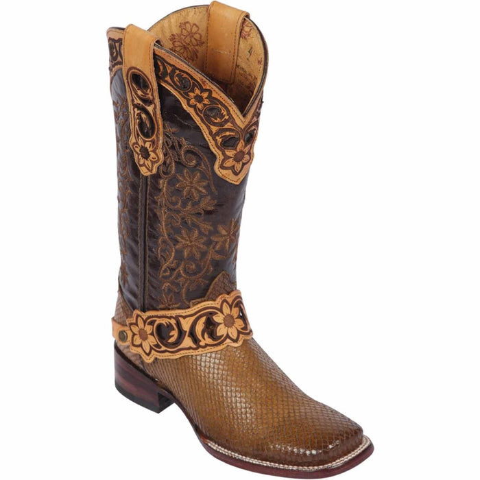 Botas de Piton Grabado Rodeo para Mujer