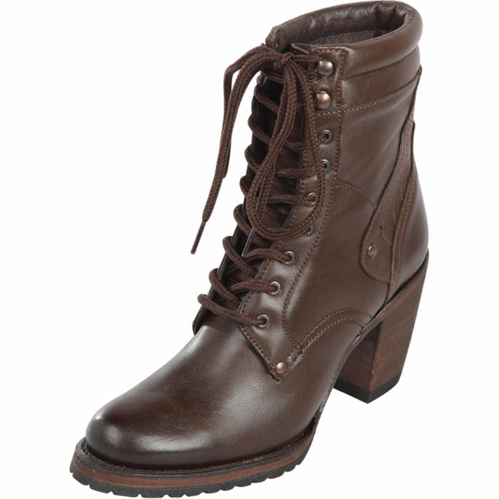 Botas Cortas de Cuero Belmont Mujer Horma Oval