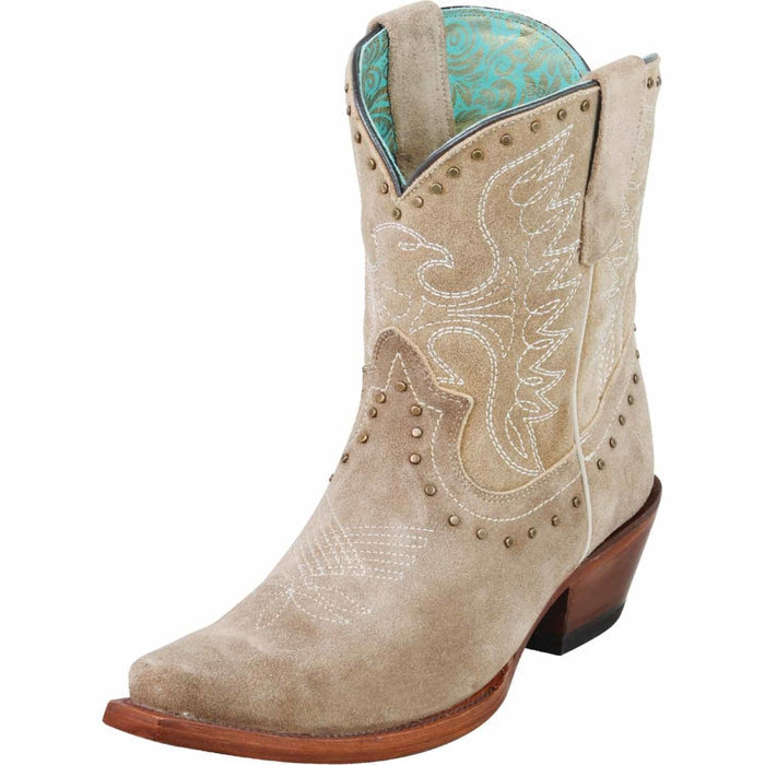 Botas Nobuck Punta Recortada para Mujer