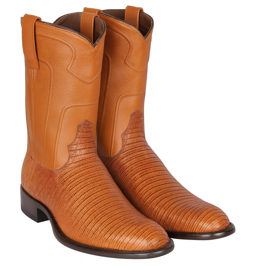 Armadillo Lizard Roper Boots by Los Altos Boots