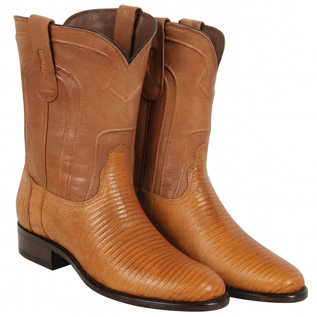 Armadillo Lizard Roper Boots by Los Altos Boots