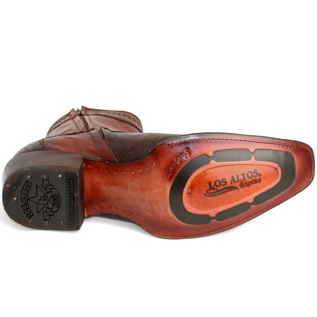 Botines de Armadillo Lizard Original Horma Europea Cafe