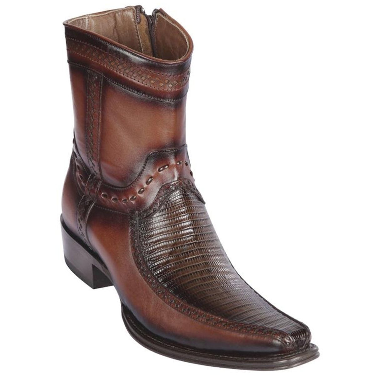 Botas de Armadillo con Venado Punta Europea LAB-76BF0716