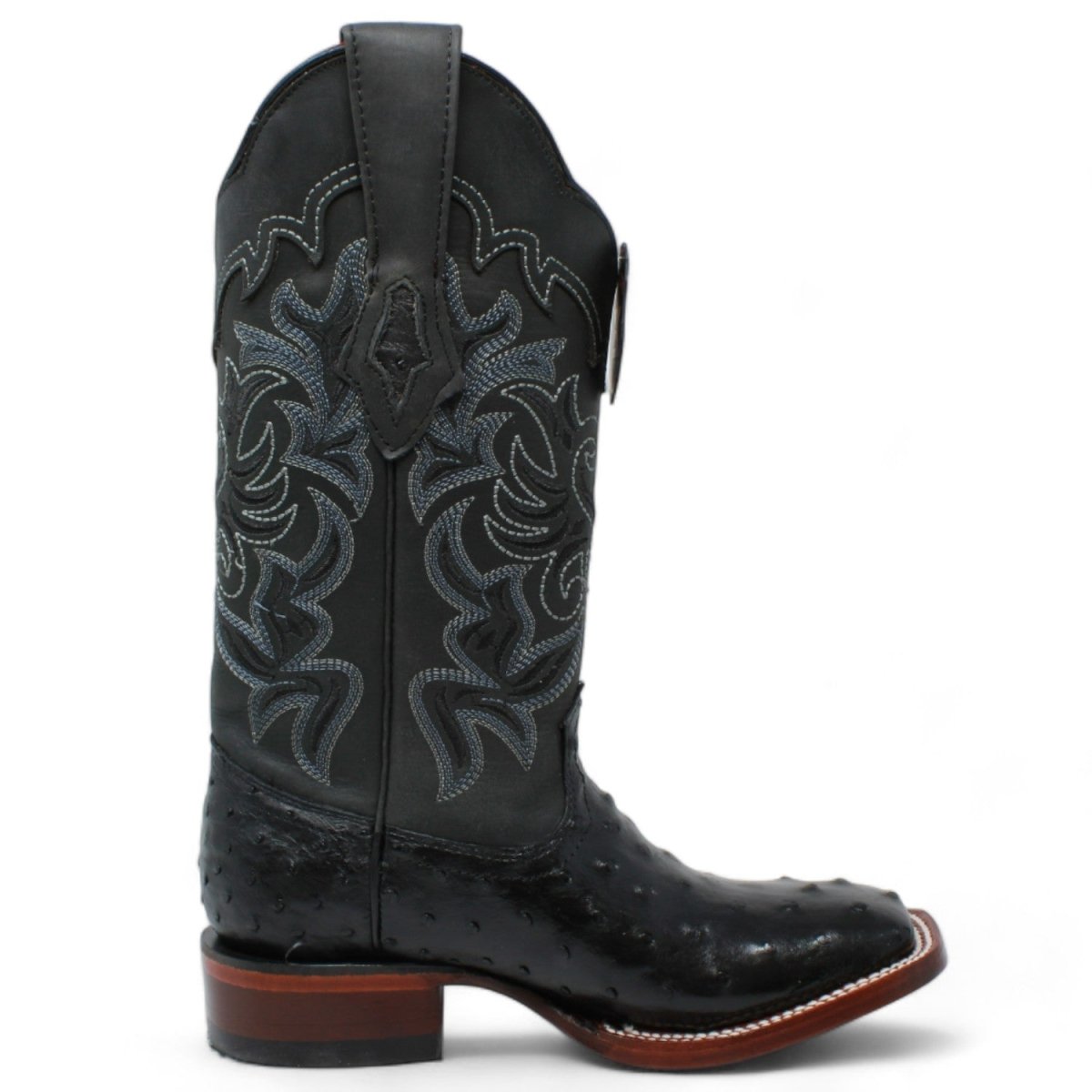 Botas de Avestruz Punta Cuadrada Dama LAB-3220305