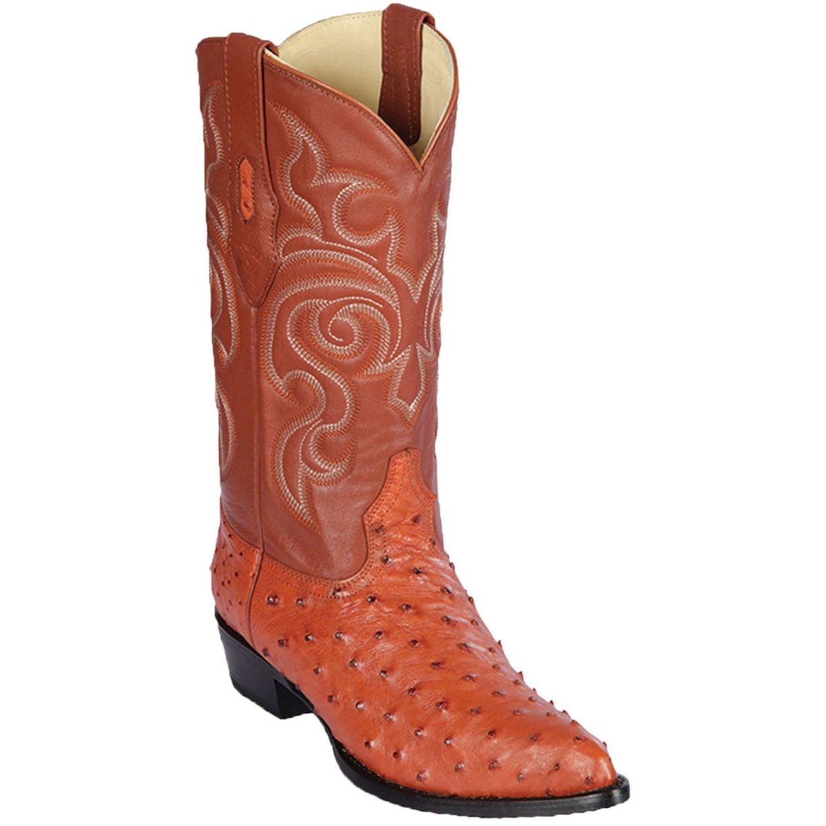 Botas de Avestruz Original Horma Puntal C - Los Altos Boots