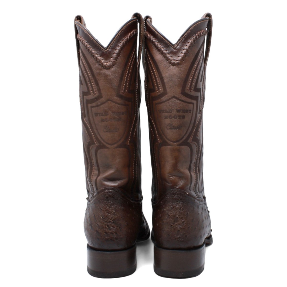 Botas de Avestruz Punta Recortada WW-294L0316